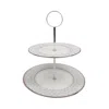 Prouna Princess Platinum 2-tier Cookie/chocolate Stand In Silver