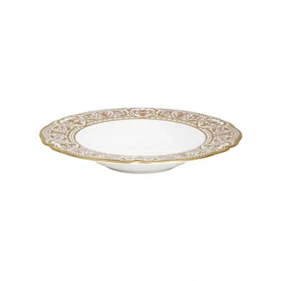 Prouna Twig New York Carlsbad Queen White Bone China Pasta Dish In White;gold