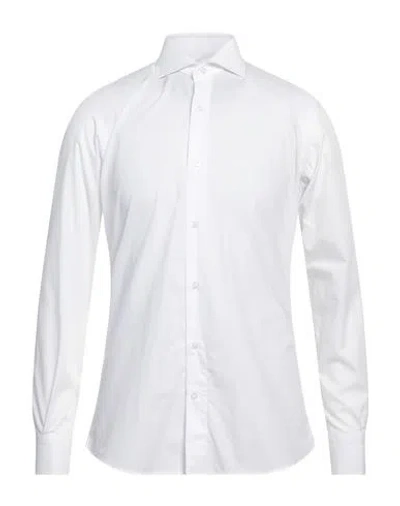 Provenzale Man Shirt White Size 16 Cotton