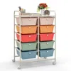 Proxxi 10-drawer Rolling Storage Cart In Multi