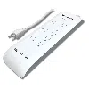 Proxxi 11-in-1 Multi-outlet Surge Protector Charging System In White