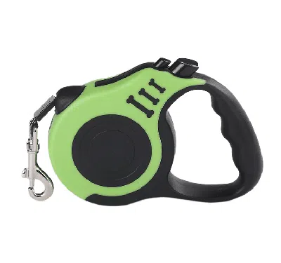 Proxxi 16.5ft Automatic Retractable Dog Leash Pet Collar Automatic Walking Lead Free Us In Green