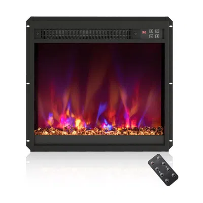 Proxxi 18/23/26 Inch 1500w Electric Fireplace Insert With Remote Control In Black