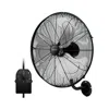 Proxxi 20 Inch Wall Mount Fan With 3 Fan Speeds And Adjustable Tilt Head In Black