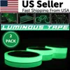Proxxi 2pc Luminous Tape Self Adhesive Glow In The Dark Wall Sticker Fluorescent Light