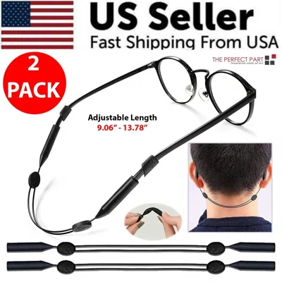 Proxxi 2x Glasses Strap Neck Cord Sports Eyeglasses Band Sunglasses Rope String Holder In Brown