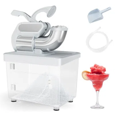 Proxxi 300w Commercial Ice Crusher With Dual Blades And Safety Switch In Gray