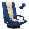 Proxxi 360-degree Swivel Gaming Floor Chair With Foldable Adjustable Backrest