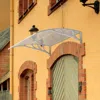 Proxxi 40 X 40 Inch Outdoor Polycarbonate Front Door Window Awning Canopy