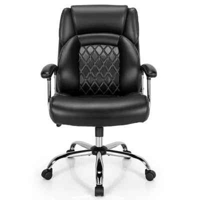 Proxxi 500 Lbs Height Adjustable Office Chair With Metal Base And Extra Wide Seat