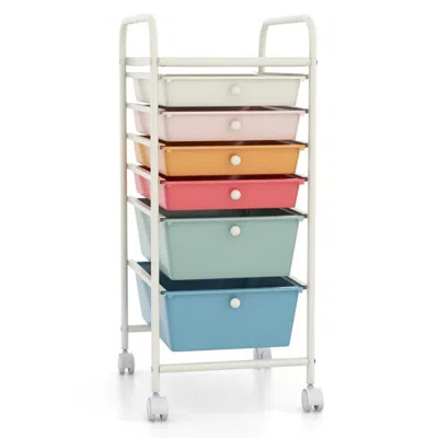 Proxxi 6 Drawers Rolling Storage Cart Organizer