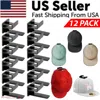 Proxxi Baseball Cap Hat Rack Wall Door Hanger Holder Storage Organize 12 Hooks Adhesive