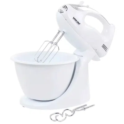 Proxxi Better Chef 200 Watt Stand/hand Mixer With Mixing Bowl In White