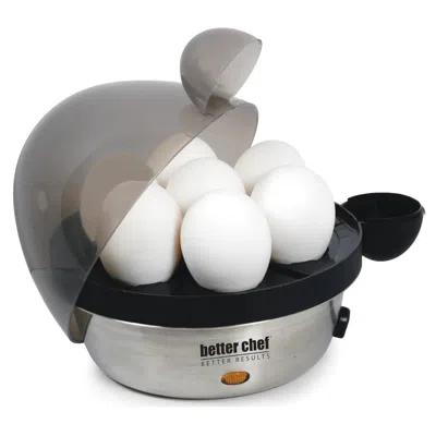 Proxxi Better Chef 7-egg Stainless Steel Electric Egg Cooker In Black