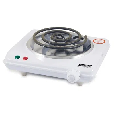 Proxxi Better Chef Electric Countertop Single Burner In White