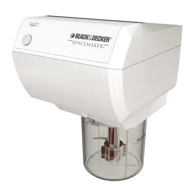 Proxxi Black & Decker Under The Counter Spacemaker Combo Coffee Grinder And Mini Food Processor In White