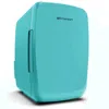 Proxxi Emerson Portable Mini Fridge Cooler Quiet W Secure Latch And Holds Up To 6 Cans In Blue