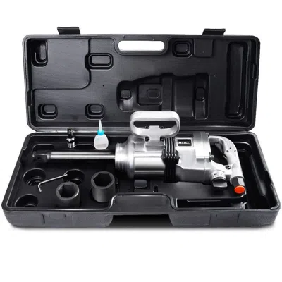 Proxxi Heavy Duty 1 Inch Air Impact Wrench Device With Case In Black