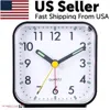 Proxxi Led Desk Alarm Clock Nightlight Snooze Quiet Non Ticking Battery Powered Bedroom