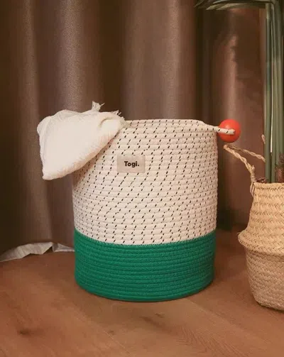 Proxxi Maximalism Inspired Handmade Woven Laundry Storage Baskets In Multi
