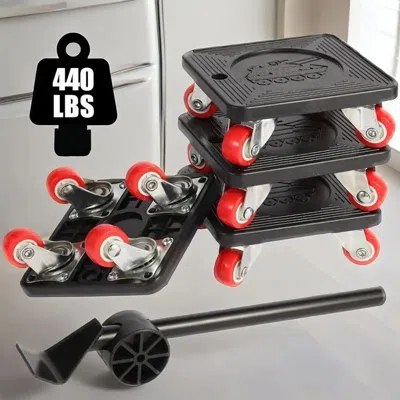 Proxxi Professional Furniture Lifter & Mover Kit - 360° Swivel Wheels, 881 Lb Capacity - Move Couches/refri