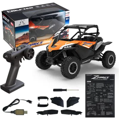 Proxxi Sg Pinecone Forest 1205 Rtr 1/12 2.4g 4wd Rc Car Ssv Off-road Truck Led Light Rock Crawler Full Prop In Orange