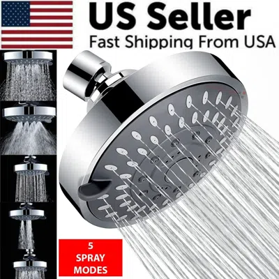 Proxxi Shower Heads Handheld Spray High Pressure Adjustable Showerhead Top Spray Bath In Metallic