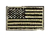 Proxxi Tactical Usa Flag Patch With Detachable Backing - Copper In Black