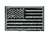 Proxxi Tactical Usa Flag Patch With Detachable Backing In Black