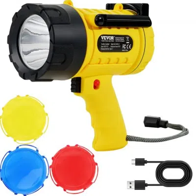 Proxxi Usb Super Bright Rechargeable Spotlight Flashlight 1000,000lm Searchlight