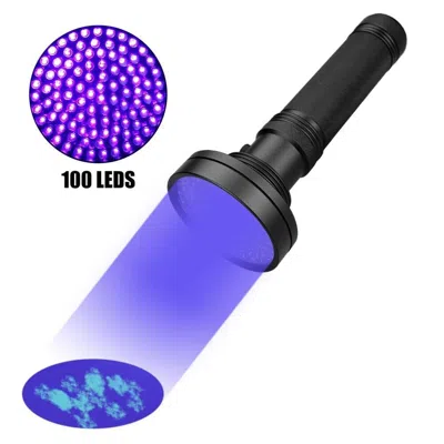 Proxxi Uv Ultraviolet Light 100 Led Flashlight Blacklight 395nm Inspection Lamp Torch