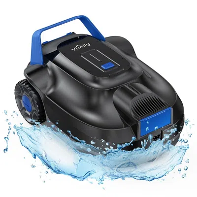 Proxxi Vimily S1 Cordless Pool Robot Vacuum, Robotic Pool Rechargeable Cleaner For Above Ground & In-ground