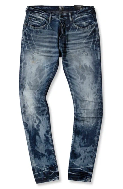 Prps Bandanna Distressed Super Skinny Jeans In Indigo