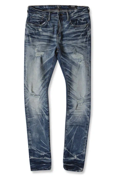 Prps Cayenne Gullet Ripped Super Skinny Jeans In Blue