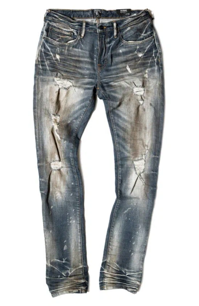 Prps Cayenne Trailman Ripped Super Skinny Jeans In Indigo