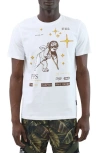 PRPS PRPS CHERUB EMBELLISHED COTTON GRAPHIC TEE