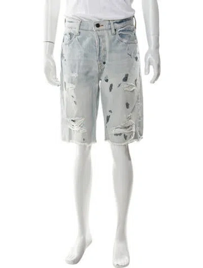 Pre-owned Prps Denim Shorts In Blue