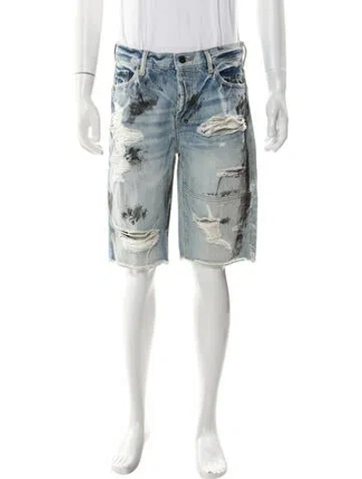 Pre-owned Prps Denim Shorts In Blue