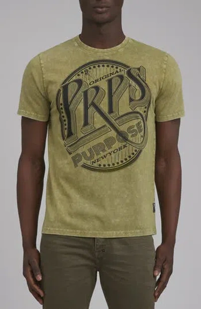 Prps Hardy Cotton Graphic T-shirt In Green