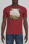 Prps Hickory Cotton Graphic T-shirt In Metallic Rust/copper
