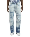 PRPS HIROSHIMA RELAXED FIT DISTRESSED JEANS IN INDIGO BLUE
