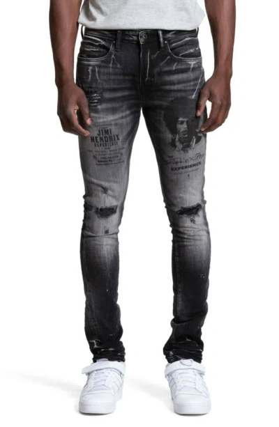 Prps Jimi Hendrix Experience Skinny Jeans In Black