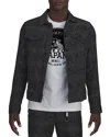 Prps Keystone Geo Pattern Cotton Trucker Jacket In Black