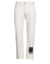 Prps Man Denim Pants Beige Size 29 Cotton In Beige