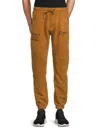 Prps Bourn Drawstring Cotton Joggers In Spice