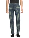 Prps Miki Marbled Stretch Jeans In Indigo