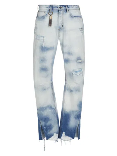 Prps Hiroshima Relaxed Fit Distressed Jeans In Indigo Blue