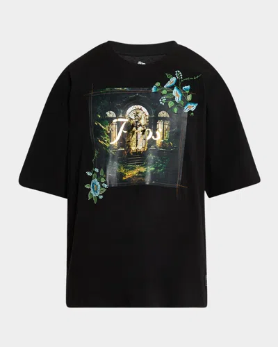 Prps Men's Kozu Boxy-fit Graphic T-shirt In Black