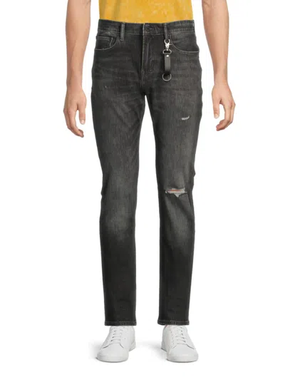 Prps Men's Magnolia Distressed Slim Tapered Fit In Gray