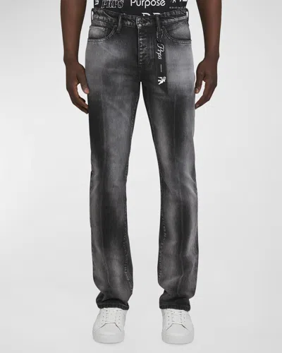 Prps Men's Mallow Two-tone Jeans In Black